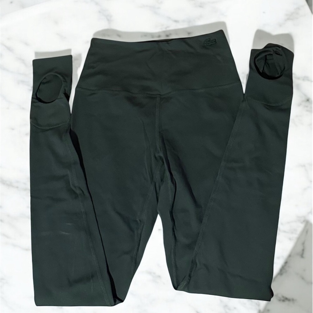 Lacoste Dark Green Leggings S